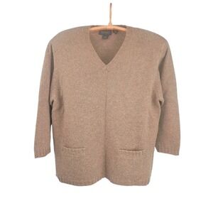 VTG Designs & Co.‎ Lane Bryant 100% Wool Sweater Women's 14/16 Pockets